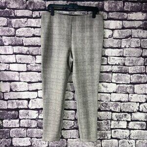 Jules & Leopold Beige & Brown Plaid Pull On Pants Size XL